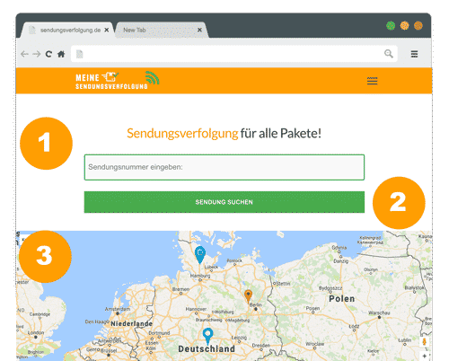 Sendungsverfolgung Anleitung - in nur 3 Schritten findest du Live dein Paket:
